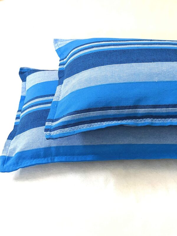 Pure Cotton Handloom Bedsheet with Pillow Covers - Image 2