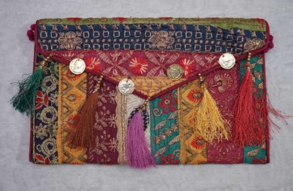 Handmade  Pochette from Kachh, Gujarat Size = 12" x 9"