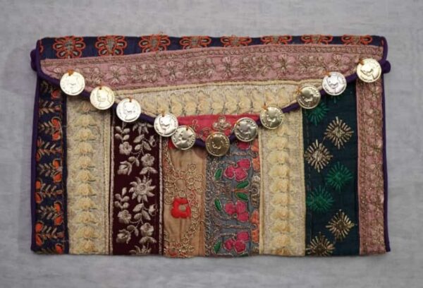 Handmade  Pochette from Kachh, Gujarat Size = 12" x 9"