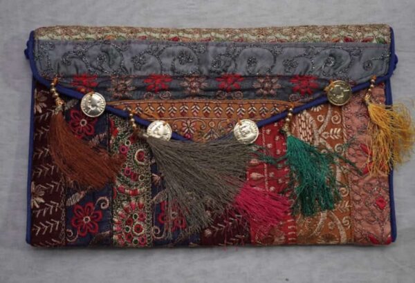 Handmade  Pochette from Kachh, Gujarat Size = 12" x 9"