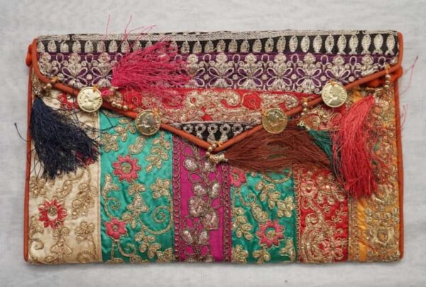 Handmade  Pochette from Kachh, Gujarat Size = 12" x 9"