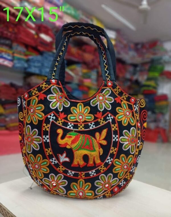 Hand Made Boho Bags from Gujrat. Carrying Capacity - upto 18 kgs