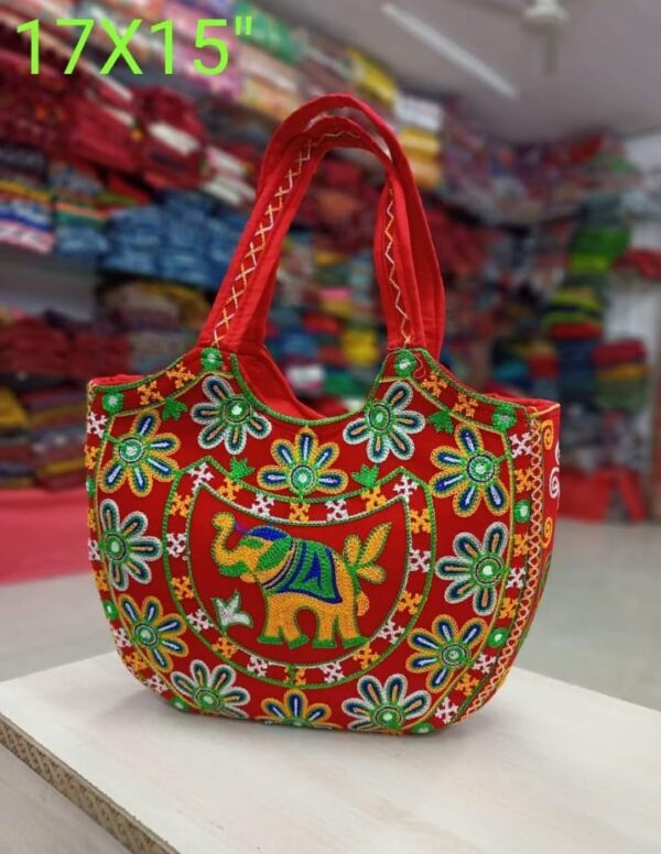 Hand Made Boho Bags from Gujrat. Carrying Capacity - upto 18 kgs